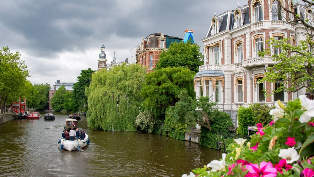 Amsterdam_Blumen und Grachten