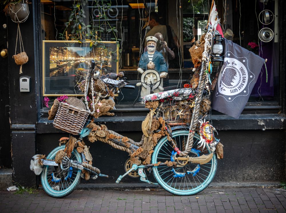 Amsterdamer Fahrradkunst