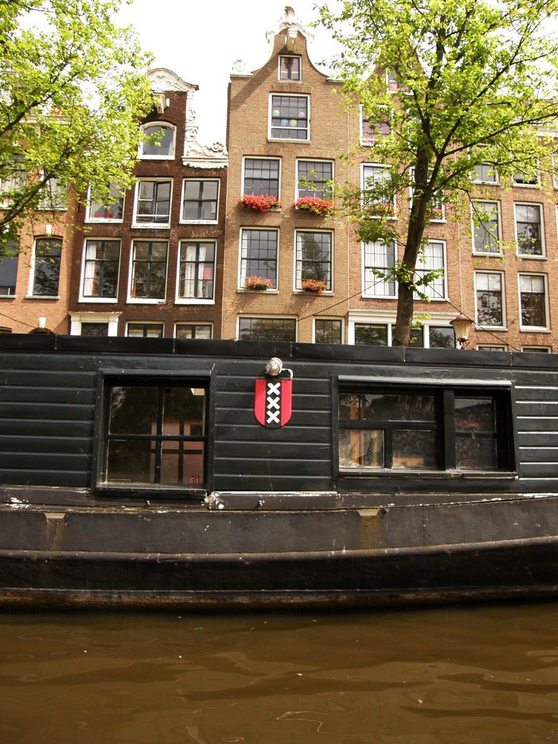 Amsterdamer Hausboot Sommer 2009