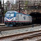 Amtrak ACS-64 Sprinter Emerges from Tunnel on Approach to Baltimore Penn Station - No. 2