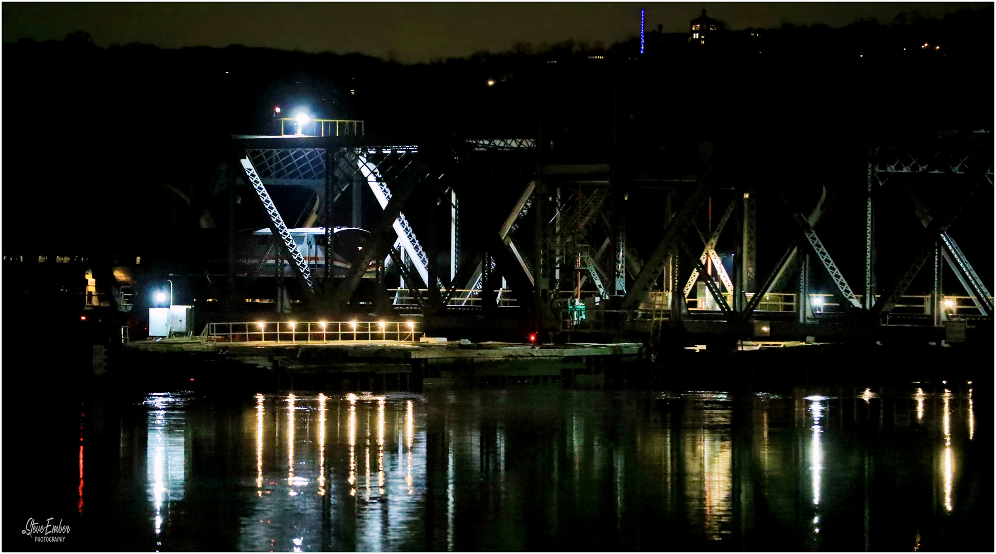 Amtrak Empire Service Train on Spuyten Duyvil Bridge 