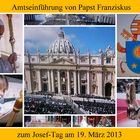 Amtseinführung von Papst Franziskus