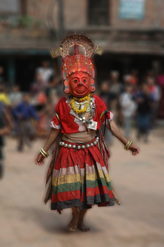 Amusing kids in Kathmandu