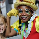 An animator and her young spectator