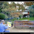 An artist in Kobe, Japan