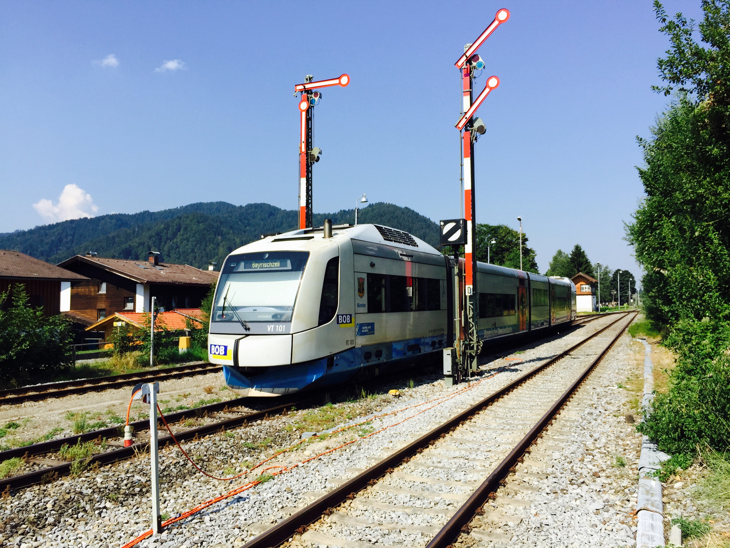 An Bahnhof von Schliersee