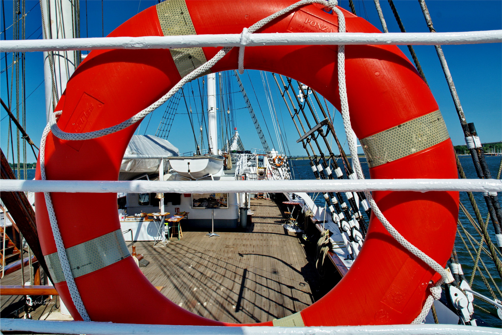 An Bord der Alten Lady "Gorch Fock1"...