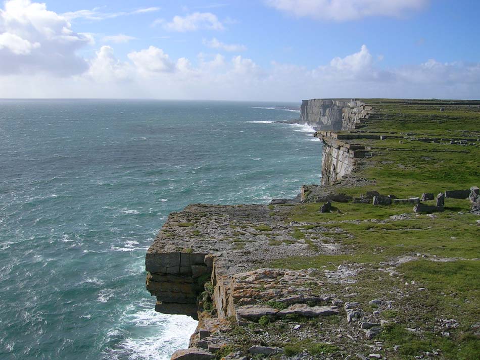 An den Clippen bei Dun Angus