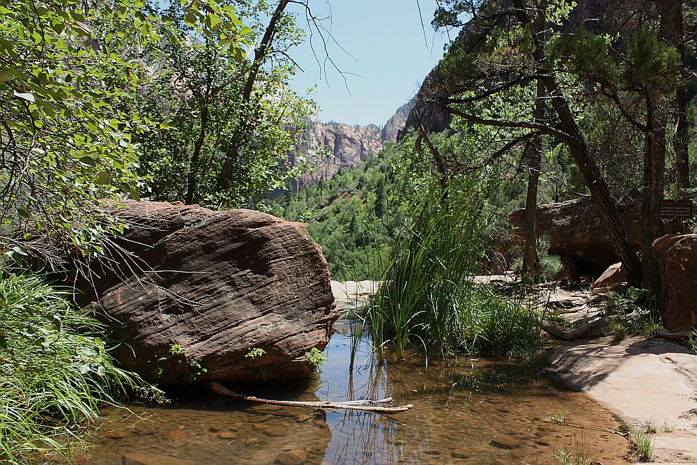 An den Emerald Pools...