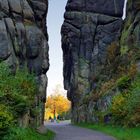 An den Externsteinen im Herbst