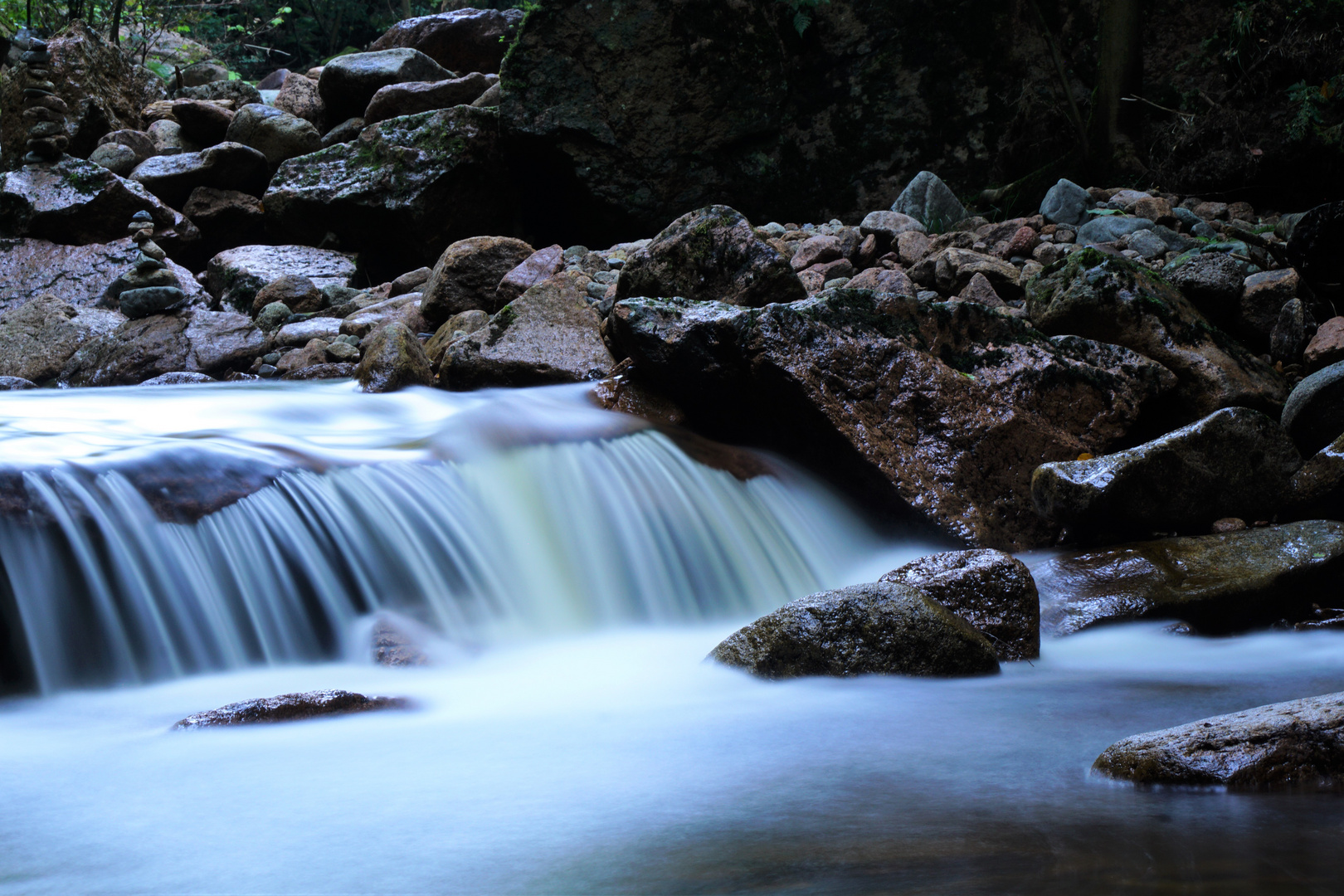 An den Ilsefällen im Harz