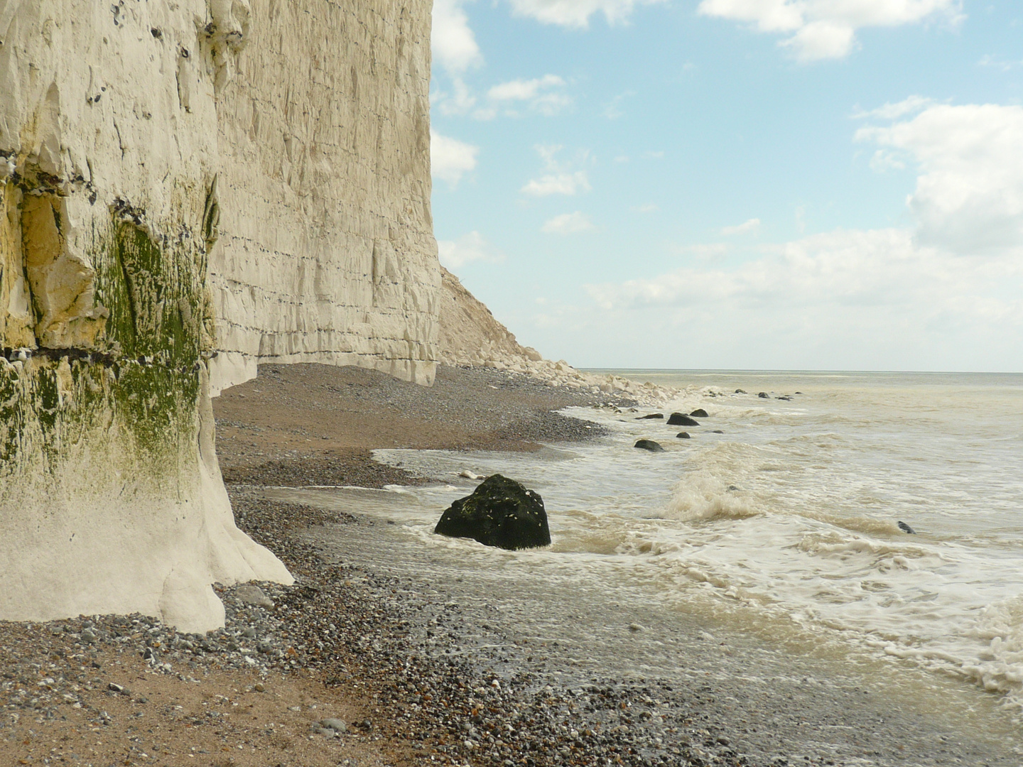 an den Klippen von "Seven Sisters"