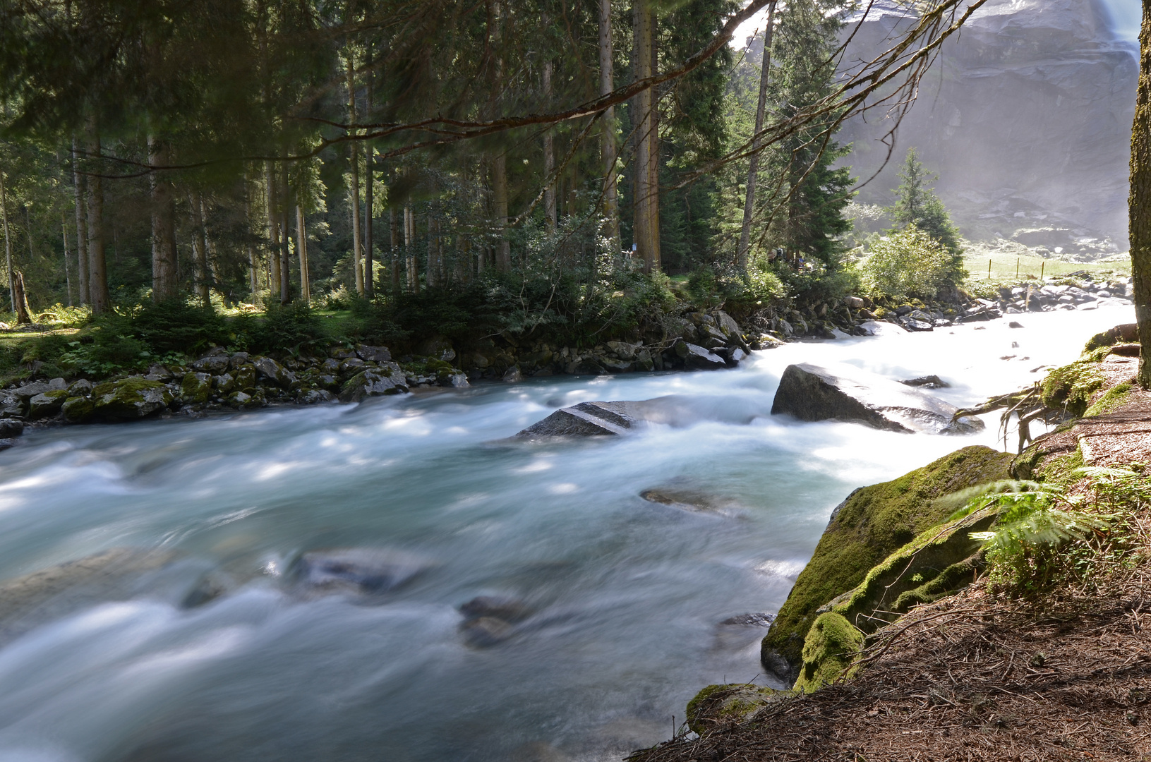 An den Krimmler Wasserfällen / Österreich