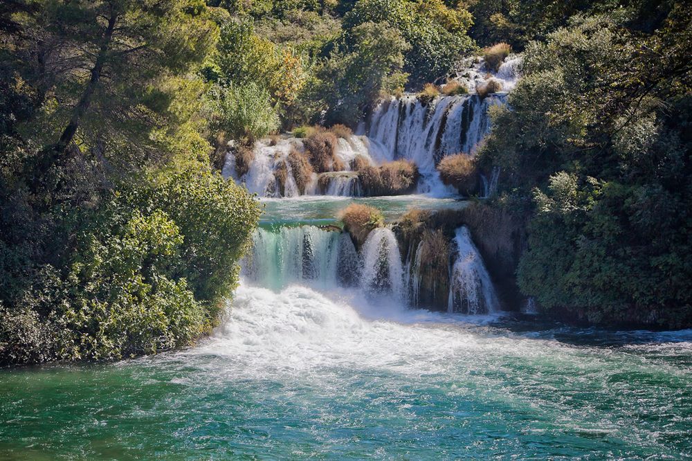 An den Krka - Wasserfällen II