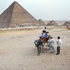 An den Pyramiden von Gizeh