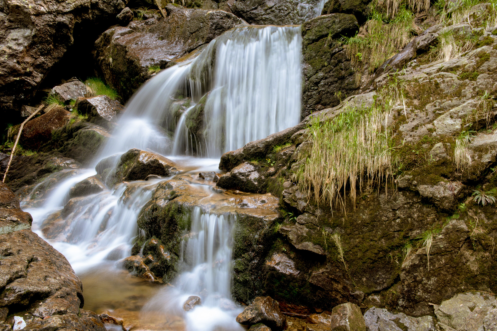 An den Rieslochfällen im Bayerischen (Ur-)Wald