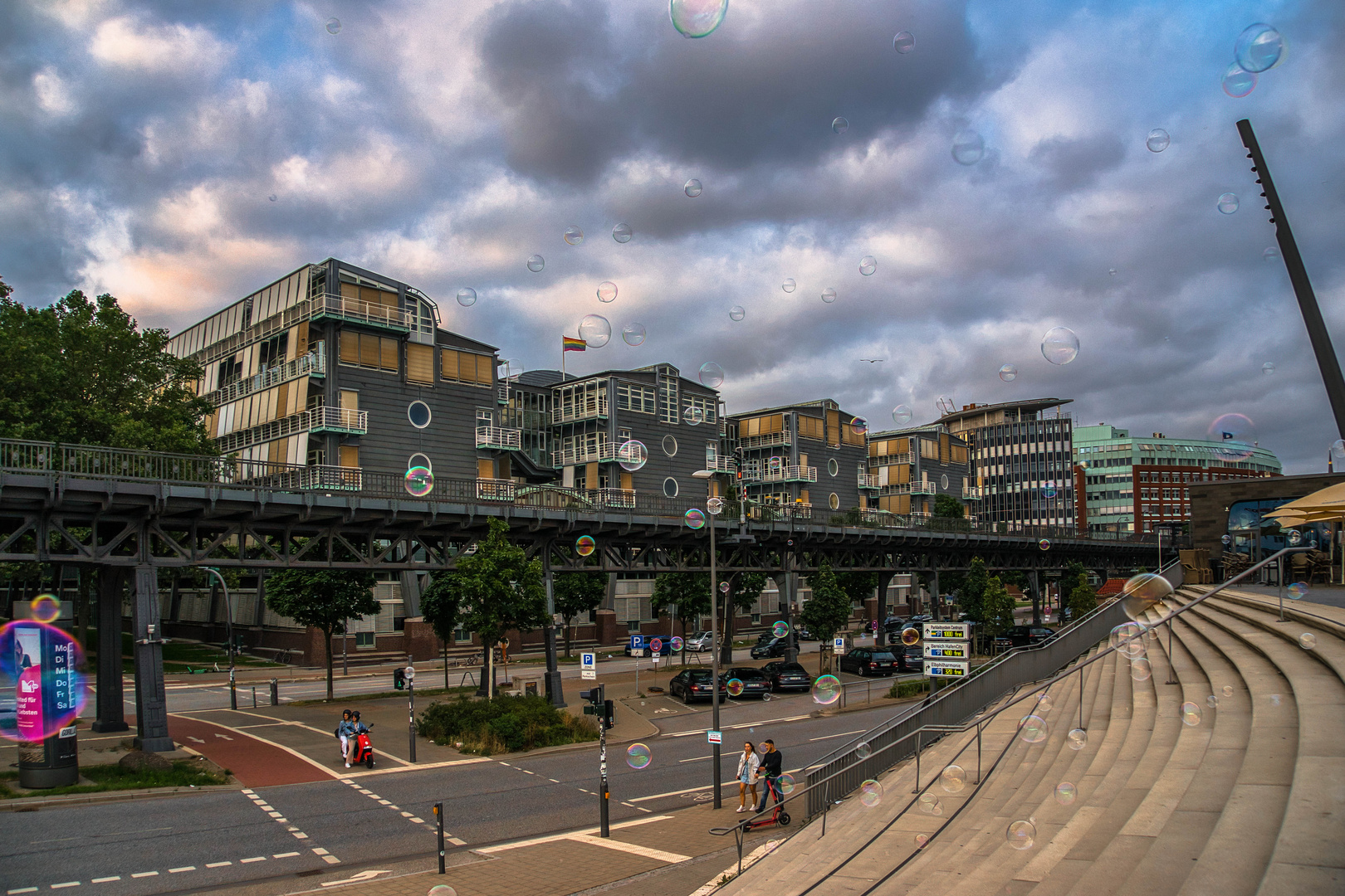 An den St. Pauli Landungsbrücken