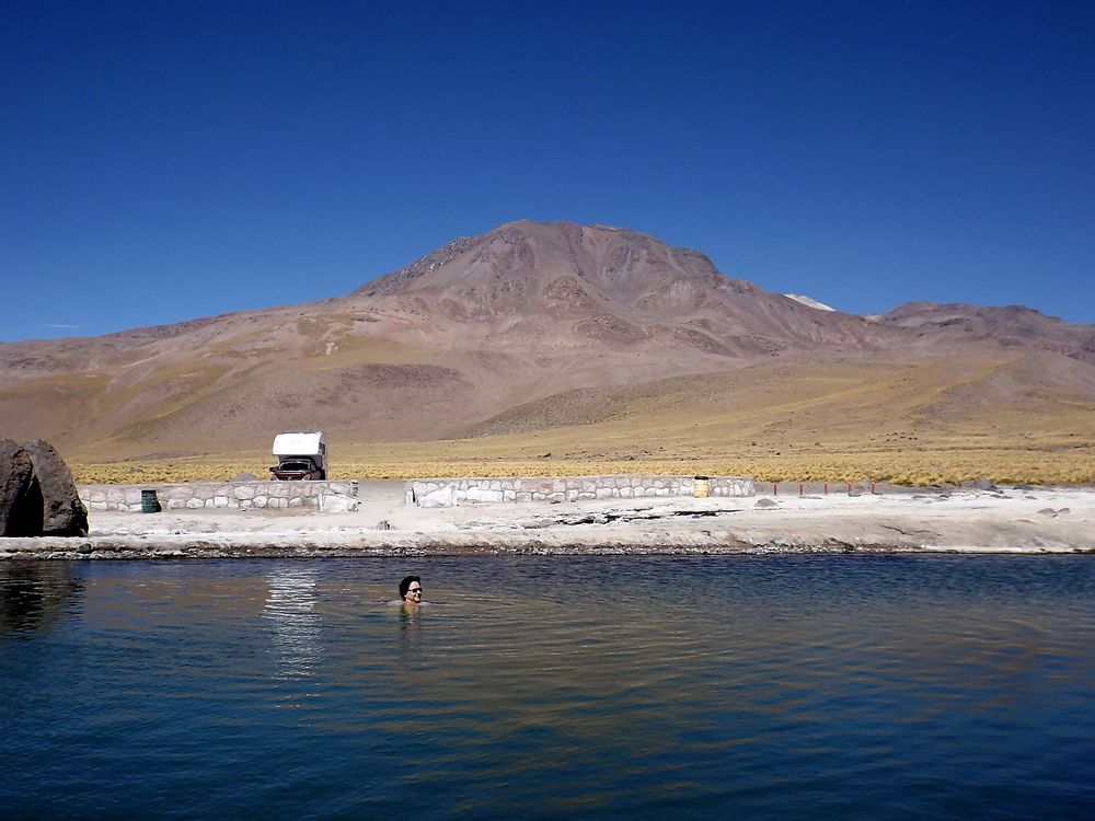 An den Tatio-Geysiren...