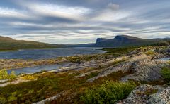 an den Ufern des Akkajaure-Sees