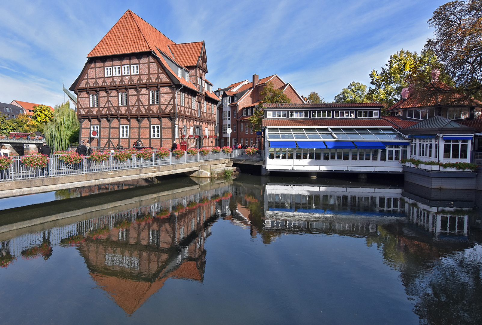 An der Abtmühle in Lüneburg...