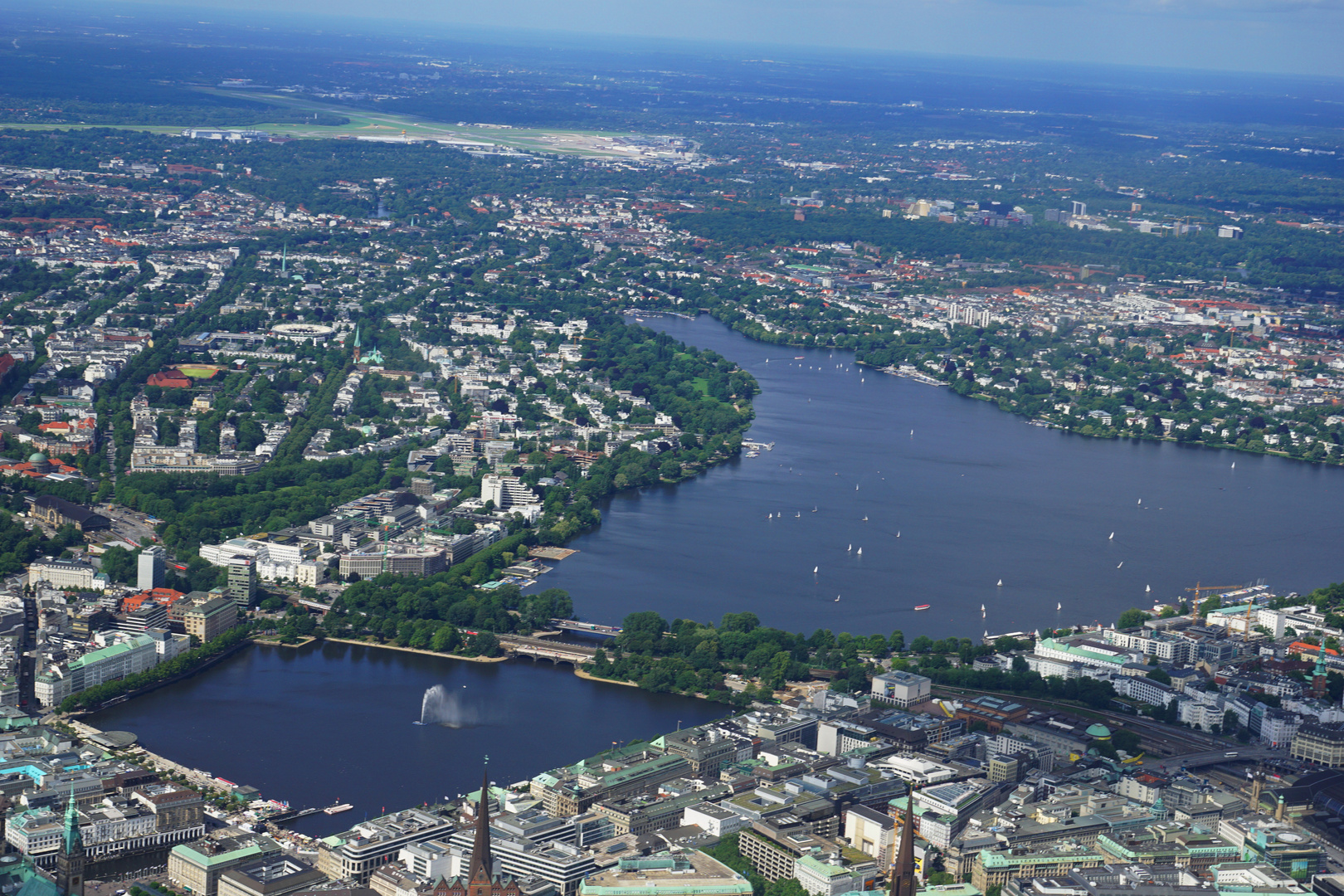 An der Alster, Foto & Bild architektur, stadtlandschaft, skylines