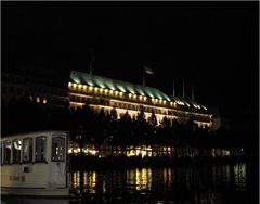 an der Alster bei Nacht