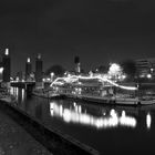 An der Anlegestelle der "Weißen Flotte " im Innenhafen