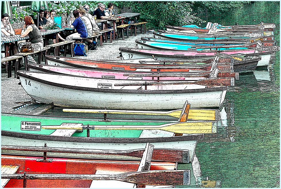 An der Augsburger Kahnfahrt ..... Filterarbeit