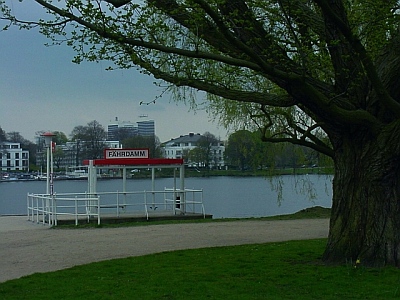 An der Außenalster in Hamburg