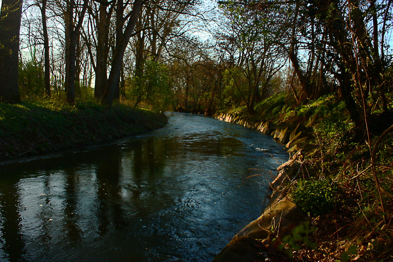 An der Biegung des Flusses