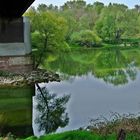 an der Brücke nach Frankreich in Neuenburg am Rhein