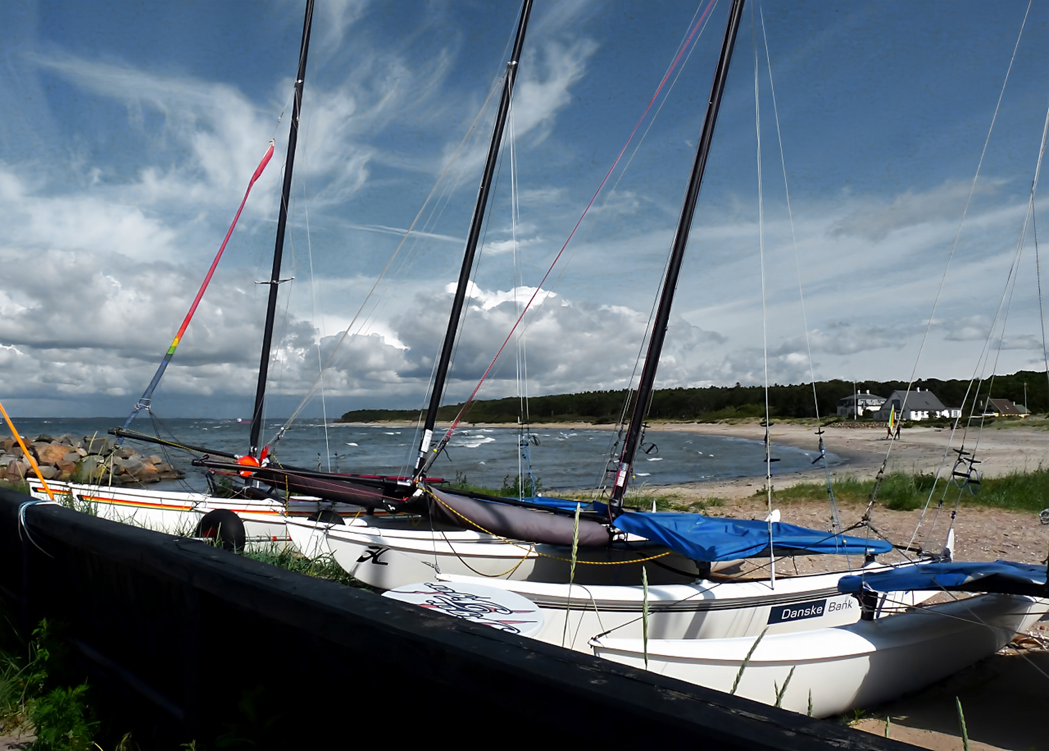 an der Bucht von Hornbæk auf Seeland, Dänemark