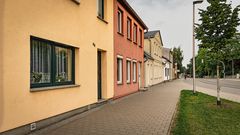 An der Chausseestraße von Barth, dem Tor zur Ostsee vor dem Darss