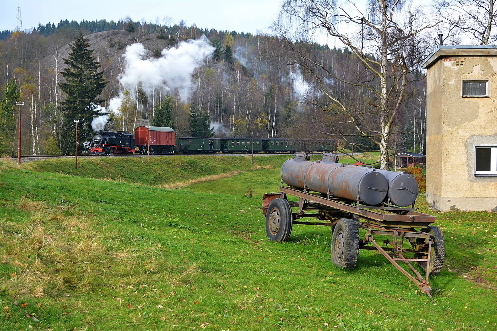 An der ehem. Wismut-Halde