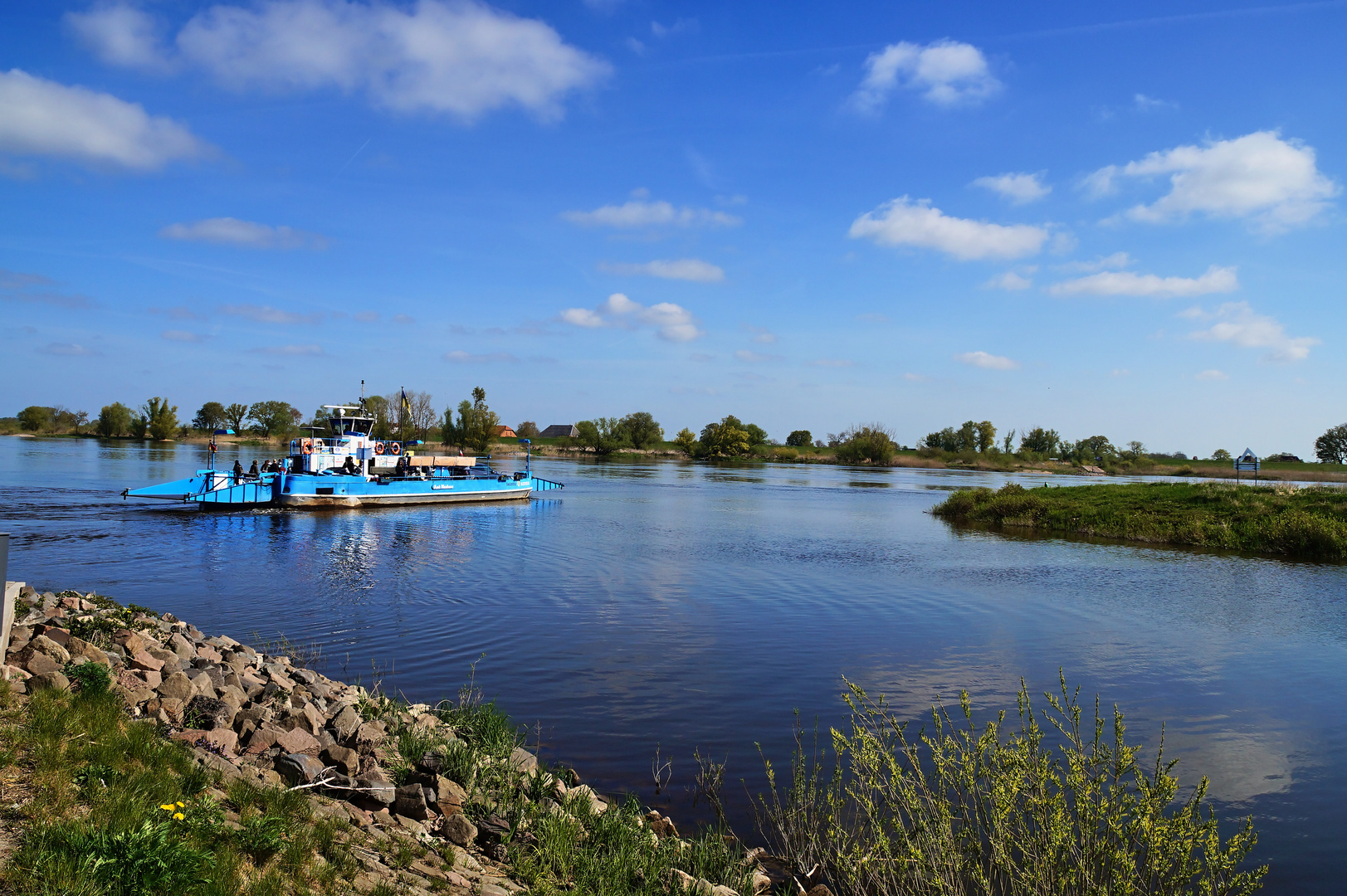 An der Elbe bei Bleckede