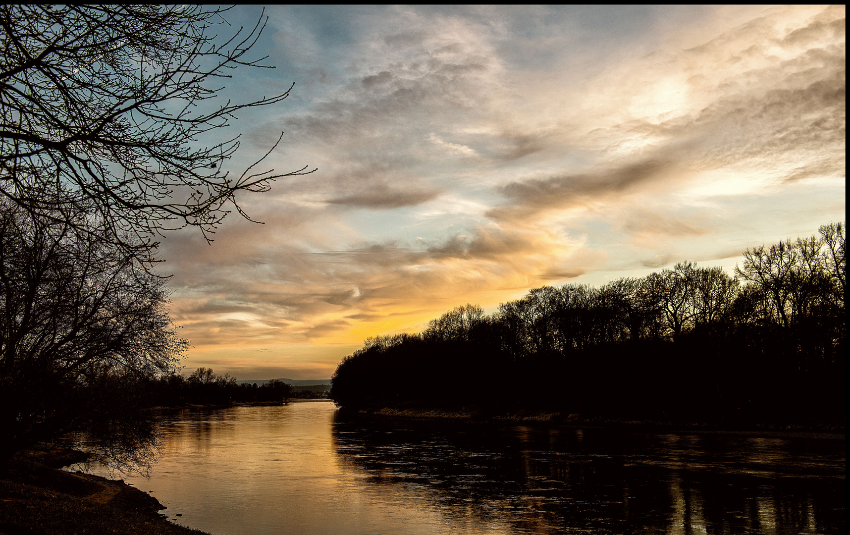 An der Elbe bei Dresden