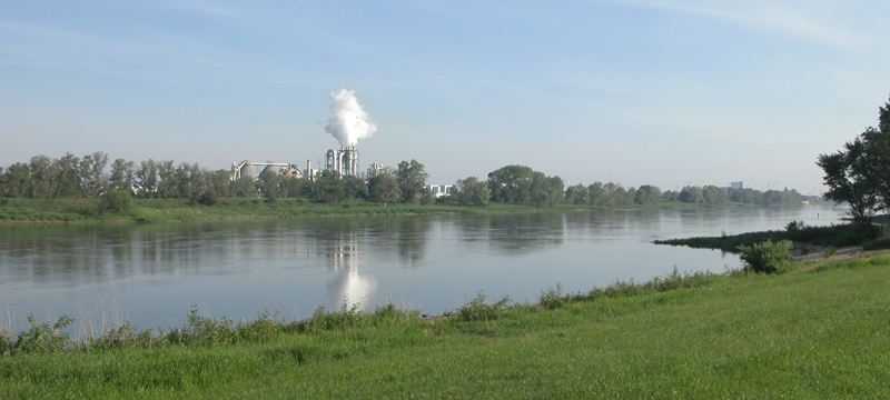 An der Elbe bei Magdeburg