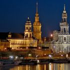 An der Elbe in Dresden bei Nacht III