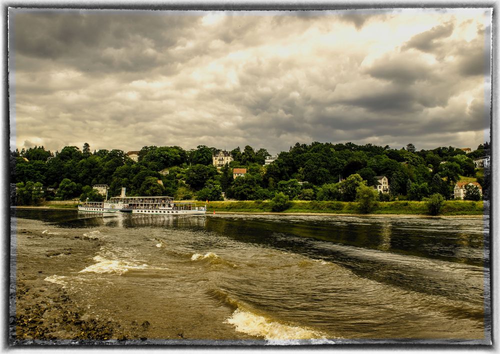 An der Elbe in Dresden