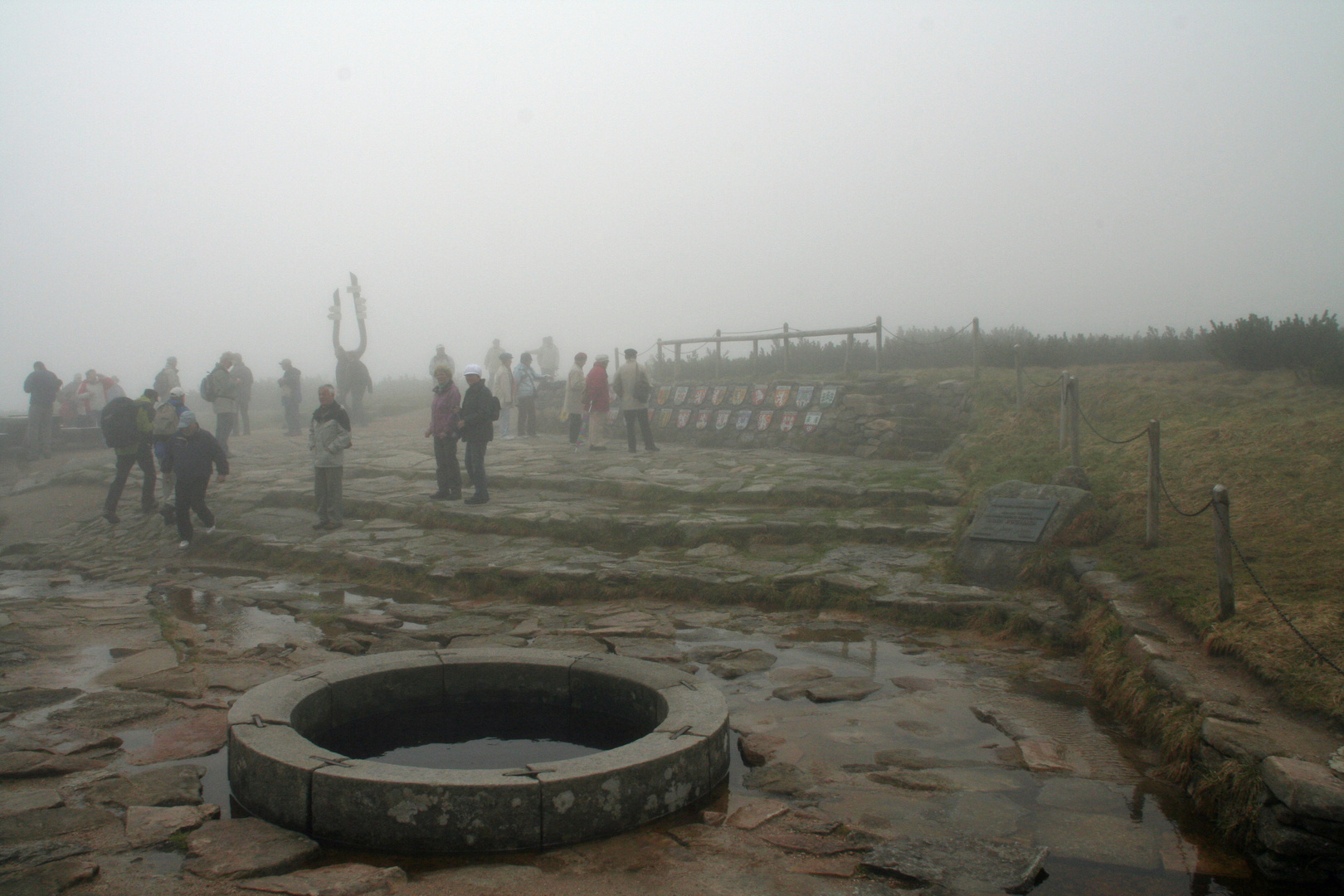 An der Elbquelle im Riesengebirge