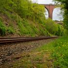 an der Elstertalbrücke unterwegs