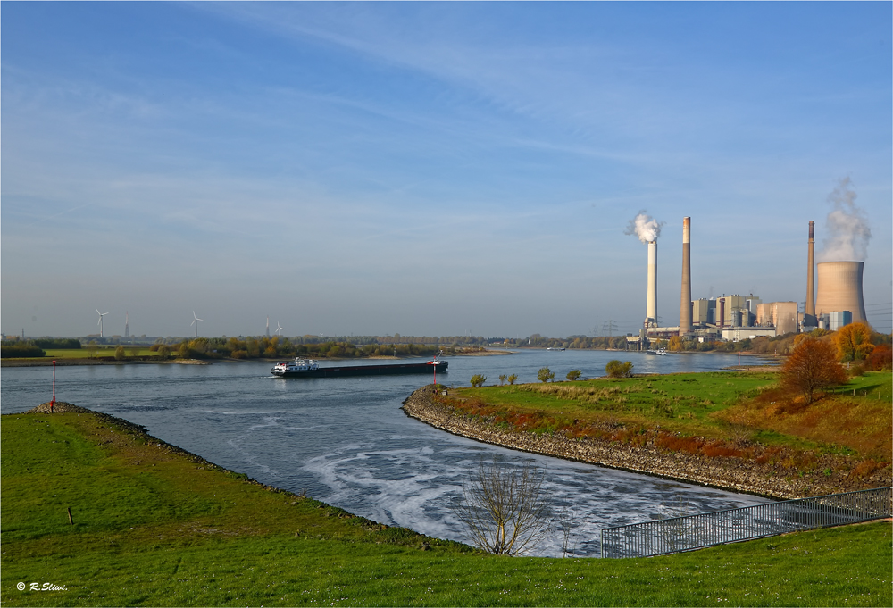 An der Emschermündung