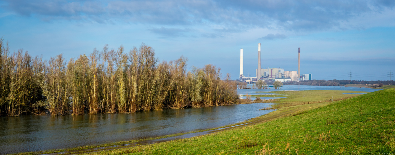 An der Emschermündung