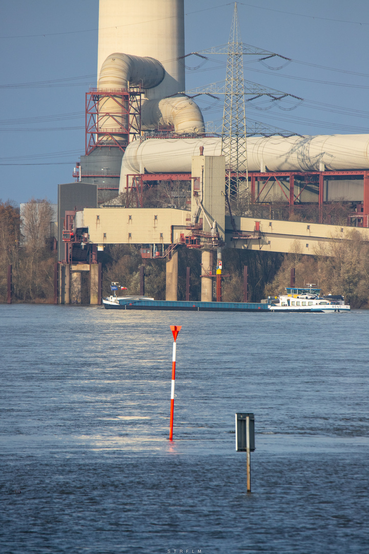 An der Emschermündung