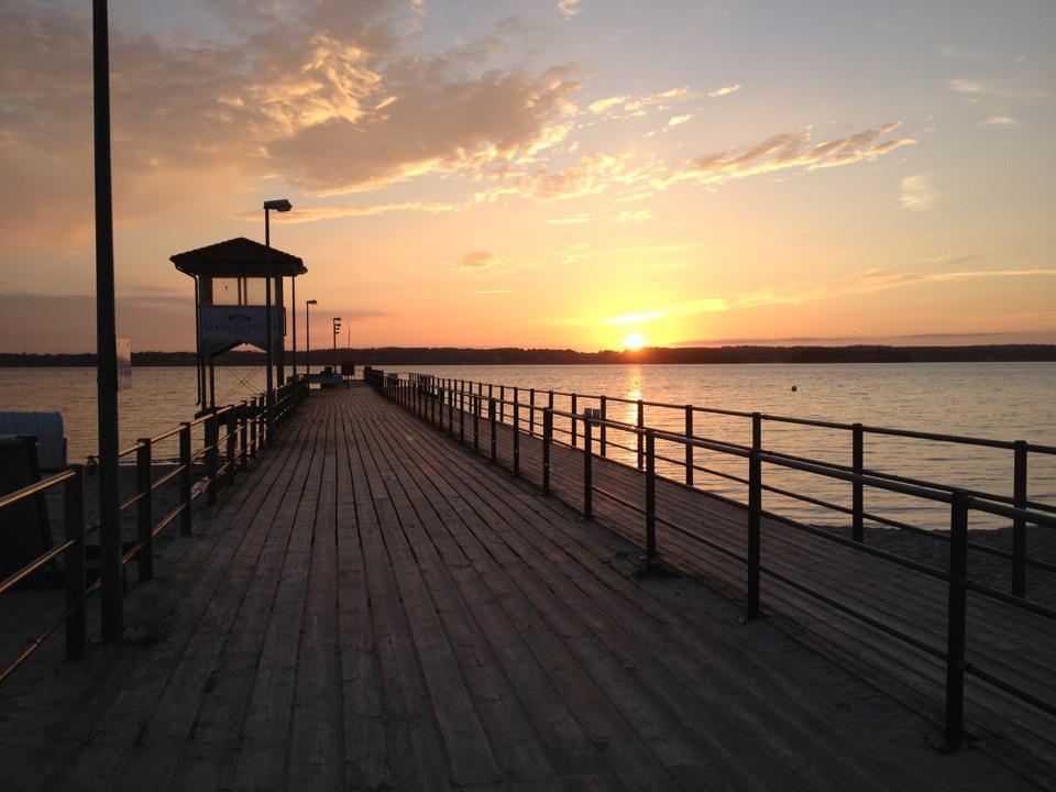 An der Flaniermeile in Glücksburg