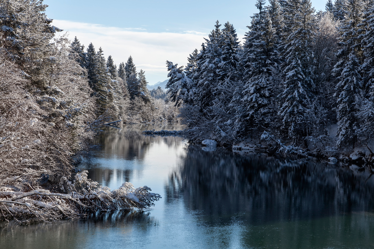 An der Gail im Februar