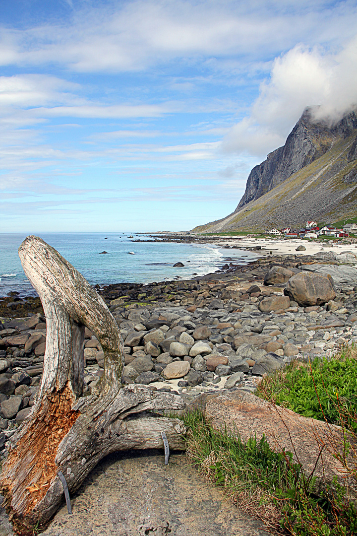 An der Glashütte in Vikten auf den Lofoten