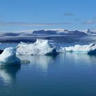 An der Gletscherlagune des Vatnajökull