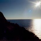 An der Golden Bay Beach auf Malta.