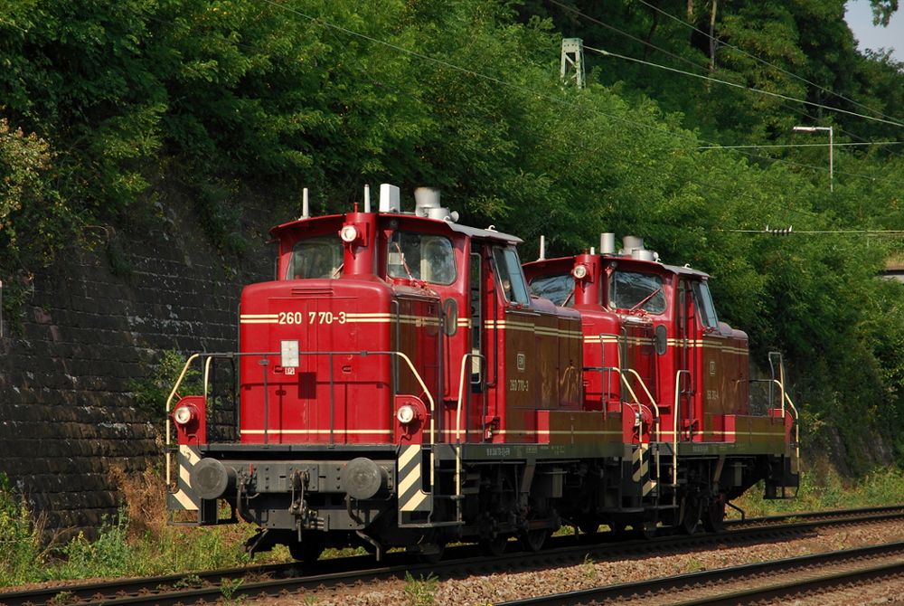 an der Güterumgehung in der nähe vom saarbrücker Rbf durchfuhr